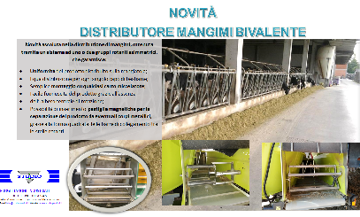 Distributore mangime bivalente